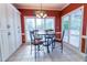 Charming breakfast nook with bright natural light and views of the outdoor landscape at 2641 Loch Way, Snellville, GA 30039