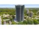 High-rise condominium building surrounded by green trees in a beautiful and peaceful neighborhood at 2660 Peachtree Nw Rd # 13H, Atlanta, GA 30305