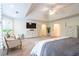 Spacious bedroom features a tray ceiling and ample natural light at 5589 Forkwood Nw Dr, Acworth, GA 30101
