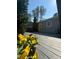 Enjoy outdoor living on this deck with pretty flowers, offering a serene view of the property at 3210 Ebenezer Rd, Marietta, GA 30066
