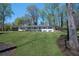 Exterior view of home showing well manicured lawn and mature trees at 380 Atwood Nw Dr, Marietta, GA 30064