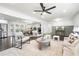 Spacious living room with modern decor and seamless flow to dining area and kitchen for easy entertaining at 380 Atwood Nw Dr, Marietta, GA 30064