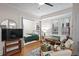 Open-concept living space with a defined bedroom area and lots of natural light at 242 12Th Ne St # 14, Atlanta, GA 30309