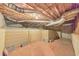 Unfinished basement utility space with exposed ductwork at 915 Chipley Ct, Marietta, GA 30062