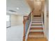 Basement with wood stairs and white floors at 915 Chipley Ct, Marietta, GA 30062
