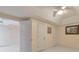 Finished basement offers versatile space with ceiling fan at 915 Chipley Ct, Marietta, GA 30062