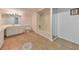 Basement bathroom featuring tiled floor and shower-tub combination at 915 Chipley Ct, Marietta, GA 30062
