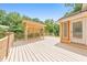 Expansive deck featuring a gazebo and backyard view at 915 Chipley Ct, Marietta, GA 30062
