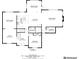 Second floor plan featuring a Gathering room, kitchen, dining room, living room, and laundry at 915 Chipley Ct, Marietta, GA 30062