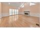 Bright living room with fireplace and large window at 915 Chipley Ct, Marietta, GA 30062