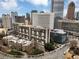 Elevated city view with the condo nestled among other high-rise buildings at 145 15Th Ne St # 409, Atlanta, GA 30309