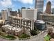 Elevated city view with the condo nestled among other high-rise buildings at 145 15Th Ne St # 409, Atlanta, GA 30309