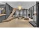 Modern building lobby featuring unique architectural design and stylish seating at 145 15Th Ne St # 409, Atlanta, GA 30309