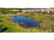 Scenic community pond surrounded by natural landscaping and greenery at 1590 Ridgebrook Downs, Mableton, GA 30126