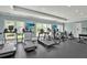 Well-equipped fitness center features modern treadmills, exercise bikes, and plenty of natural light at 207 Harmony Lake Dr, Canton, GA 30115