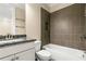 Modern bathroom with stylish vanity, tile, and fixtures at 3394 Bryerstone Se Cir, Smyrna, GA 30080