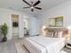 Serene main bedroom with neutral decor, plush carpeting, and ensuite bathroom access at 3394 Bryerstone Se Cir, Smyrna, GA 30080