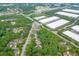 Aerial view of property near Buford High School, surrounded by trees and greenery at 4355 Old Hamilton Mill Rd, Buford, GA 30518