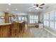 Bright kitchen and breakfast nook area with a large island and natural light at 4355 Old Hamilton Mill Rd, Buford, GA 30518