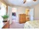 Bedroom showing doorways to closet and hallway at 1935 Shrader Ct, Lawrenceville, GA 30044