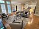 Open-concept living area with a view of the dining area and kitchen with natural lighting at 962 Manor Parc Dr, Decatur, GA 30033