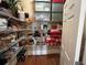 Walk-in pantry with ample shelving, providing plenty of storage for food and household items at 962 Manor Parc Dr, Decatur, GA 30033