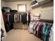 Large walk-in closet with ample storage space and custom organization at 962 Manor Parc Dr, Decatur, GA 30033