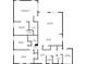 Detailed floor plan showcasing the layout of the home with clearly marked room dimensions and names at 1826 Terry Mill Se Rd, Atlanta, GA 30316