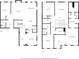 First and second story layout with bedroom, kitchen, breakfast nook, living room and dining room at 3360 Meadow Grass Dr, Dacula, GA 30019