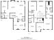 Complete floor plan of a 2985 sq ft home highlighting both floors at 3360 Meadow Grass Dr, Dacula, GA 30019