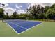 Well-maintained community tennis court for sports and recreation at 6110 Read Rd, Suwanee, GA 30024