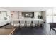 Kitchen island with seating and stainless steel appliances at 361 17Th Nw St # 1603, Atlanta, GA 30363