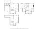 Detailed floor plan showcasing the layout of the home, highlighting the kitchen, bedrooms, and Gathering room at 1037 Panoramic Pte, Buford, GA 30518
