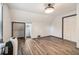 Spacious bedroom with closet and modern window air conditioner at 1393 Westview Sw Dr, Atlanta, GA 30310