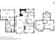 Detailed floor plan showcasing layout of basement, first and second floors with room dimensions at 1393 Westview Sw Dr, Atlanta, GA 30310