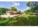 Spacious backyard deck with outdoor dining set at 3060 Wilson Rd, Decatur, GA 30033