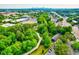 Lush aerial view of the community with treelined sidewalks and direct access to the city at 3147 Buford Ne Hwy # 2, Atlanta, GA 30329