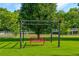 Relax on the community bench under a shaded pergola, surrounded by well-manicured green lawn at 3147 Buford Ne Hwy # 2, Atlanta, GA 30329