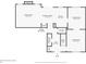 Downstairs floor plan of the house with Gathering room, kitchen, dining, living, and garage at 3235 Northcliff Dr, Suwanee, GA 30024