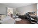 Cozy home office featuring hardwood floors, neutral walls, and ample desk space at 3235 Northcliff Dr, Suwanee, GA 30024
