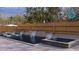 An inviting backyard pool with spa, waterfalls, and lounging area for ultimate relaxation at 56 Pine St, Roswell, GA 30075