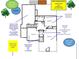 Second-floor plan showing bedrooms, bathrooms, and potential bonus/office/game room spaces at 102 Avalon Ct, Canton, GA 30115