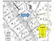 Detailed lot map highlighting a pool-friendly, private 0.62-acre lot in a cul-de-sac at 102 Avalon Ct, Canton, GA 30115
