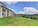 A large backyard with an iron fence, offering privacy and space at 1620 Branthaven Ln, Auburn, GA 30011
