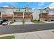 Townhome exterior showcases garages and decks, offering modern living with outdoor space at 1768 Evenstad Way, Smyrna, GA 30080