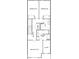 Floor plan of the second floor, featuring three bedrooms, two bathrooms, and a convenient laundry area at 27 Benscot Dr, Austell, GA 30106