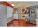 Charming breakfast nook with built-in storage and view to the bedrooms at 3870 Michaels Creek Ct, Loganville, GA 30052
