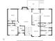 Detailed floor plan showcasing the layout of the home with bedrooms, kitchen, and living spaces at 3870 Michaels Creek Ct, Loganville, GA 30052
