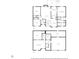 Home floor plans of the first and second floors including layout of bedrooms, kitchen, living spaces and basement at 3870 Michaels Creek Ct, Loganville, GA 30052
