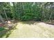 A beautiful backyard featuring mature trees at 2892 Motts Cove Holw, Lawrenceville, GA 30043